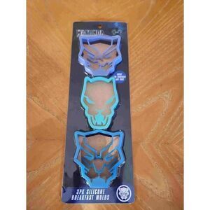 Marvel Wakanda forever 3 pack silicone breakfast molds